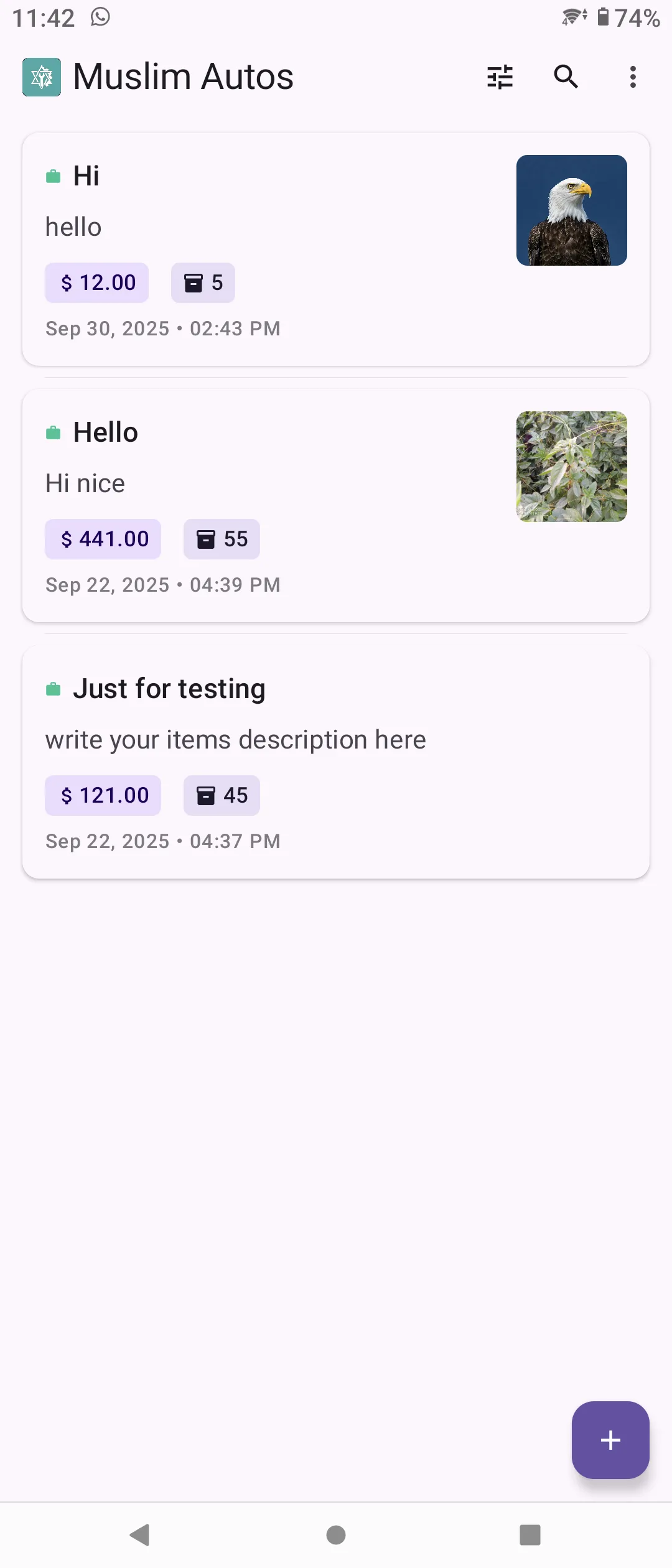 MuslimAutos - Inventory Management preview